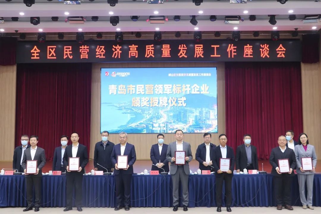 喜報！盛瀚榮獲2022年青島市民營領軍標桿企業